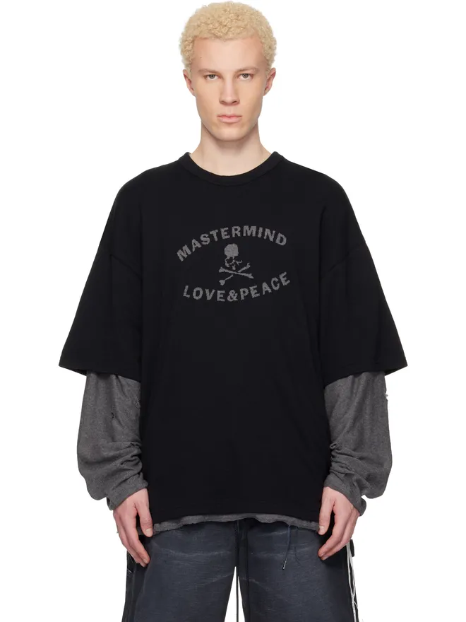 MASTERMIND WORLD MASTERMIND WORLD リバーシブル ディストレス Tシャツの商品画像
