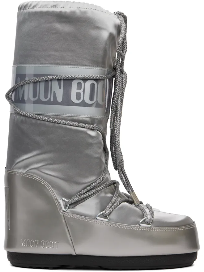 MOON BOOT MOON BOOT Icon Glance サテン ブーツの商品画像