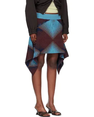 Kiko Kostadinov Ikat Argyle ジャカード ミニスカート - サムネイル2