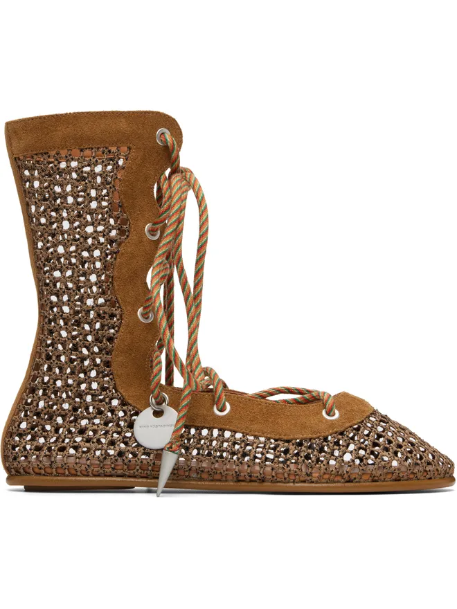 Kiko Kostadinov Kiko Kostadinov Reticella Lace Up フラットシューズの商品画像