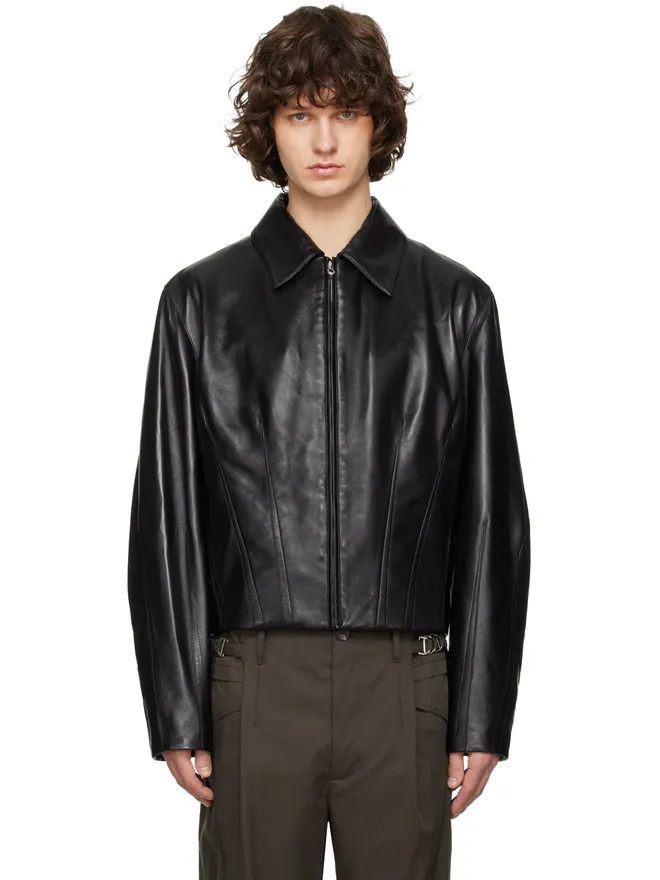 Kiko Kostadinov Kiko Kostadinov Lur レザージャケットの商品画像