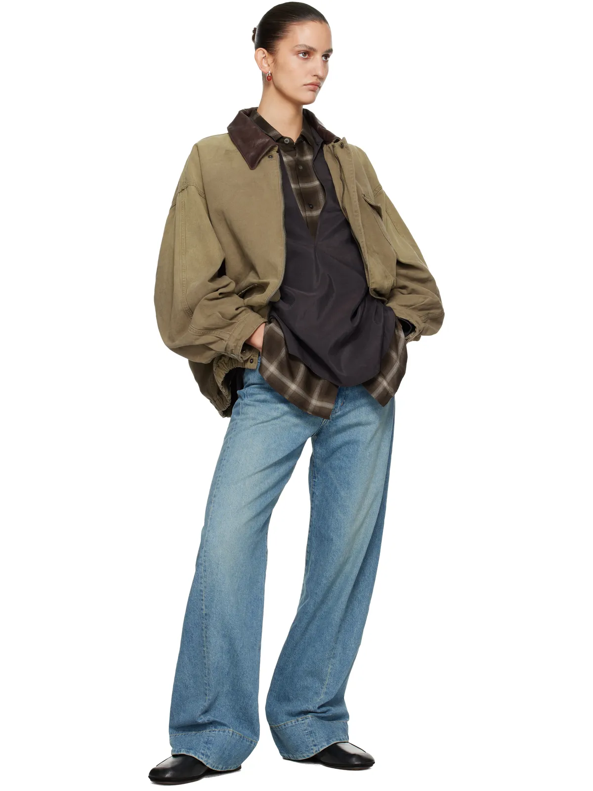 ssstein Sulfur Dyed Oxford Vintage ジャケット - 画像4