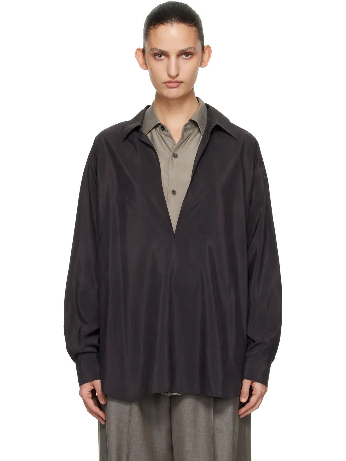 ssstein Silk Nylon Skipper シャツ - 画像1