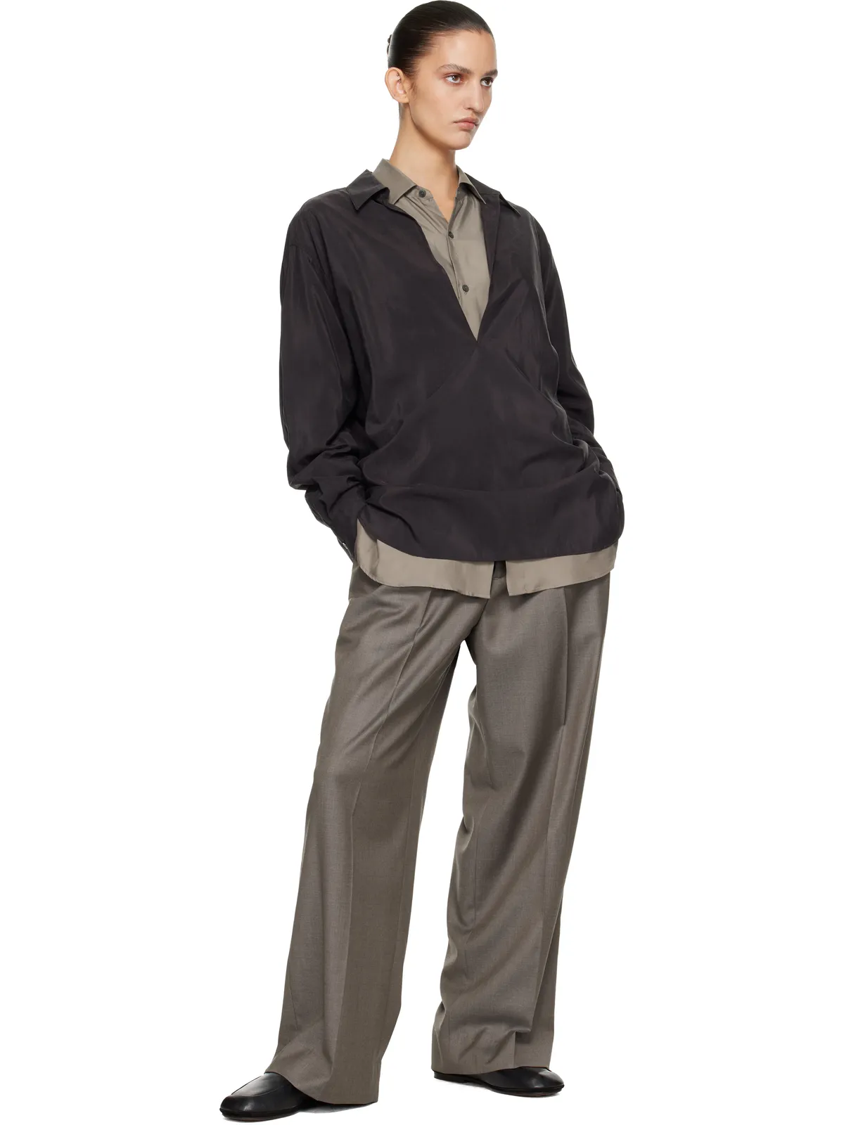 ssstein Silk Nylon Skipper シャツ - 画像4