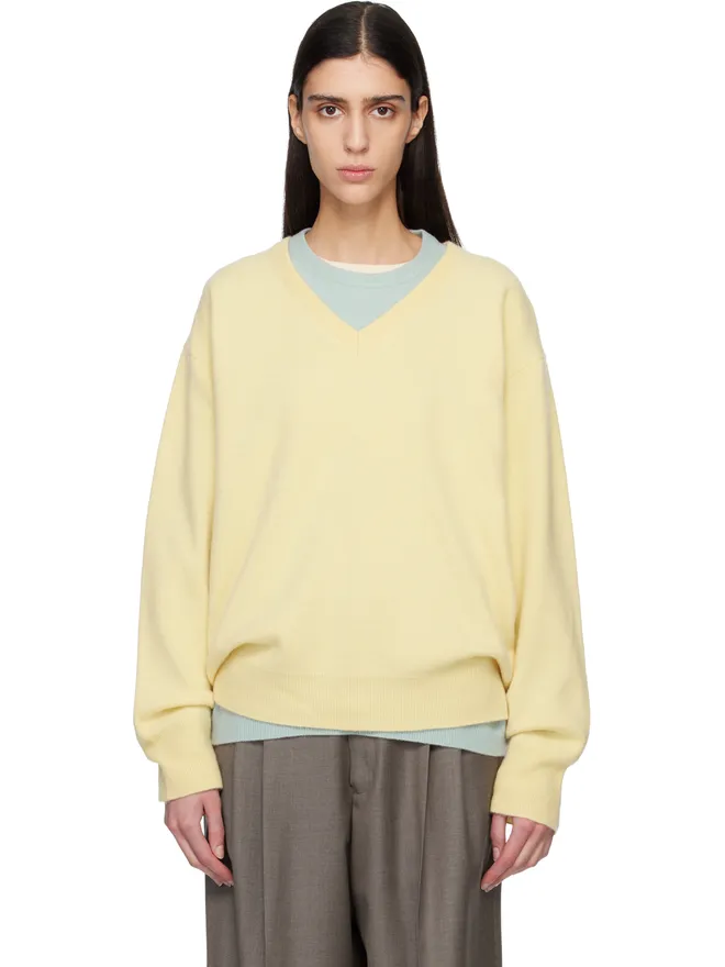 ssstein ssstein ピュアカシミヤ ニット Vネック LS セーターの商品画像