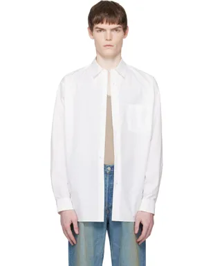 ssstein Regular Collar スビンコットン オーバーサイズ シャツ - サムネイル1