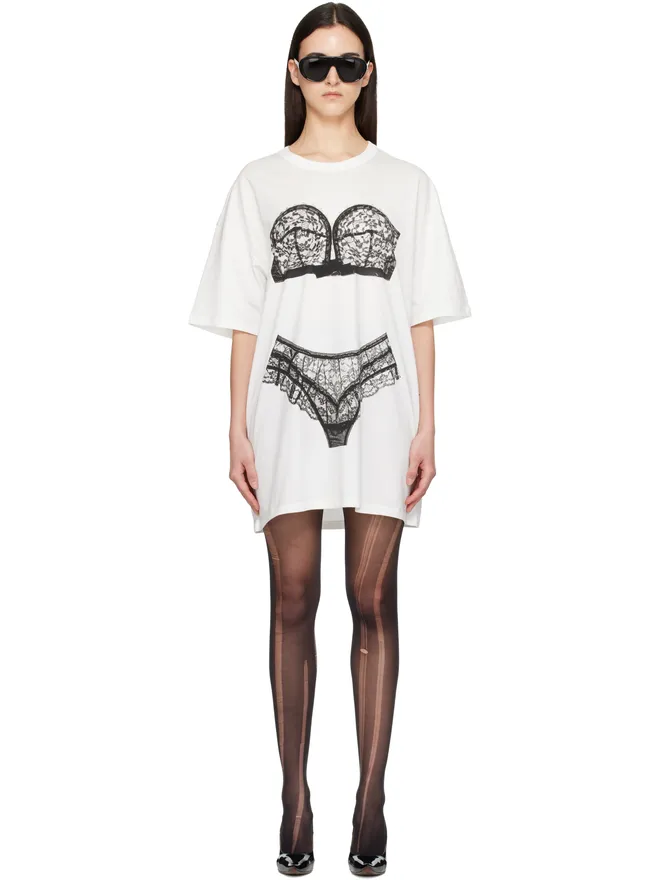VAQUERA VAQUERA Trompe L'Oeil Tall Tee ミニワンピースの商品画像