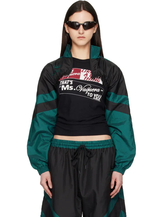VAQUERA VAQUERA クロップド ウインドブレーカーの商品画像