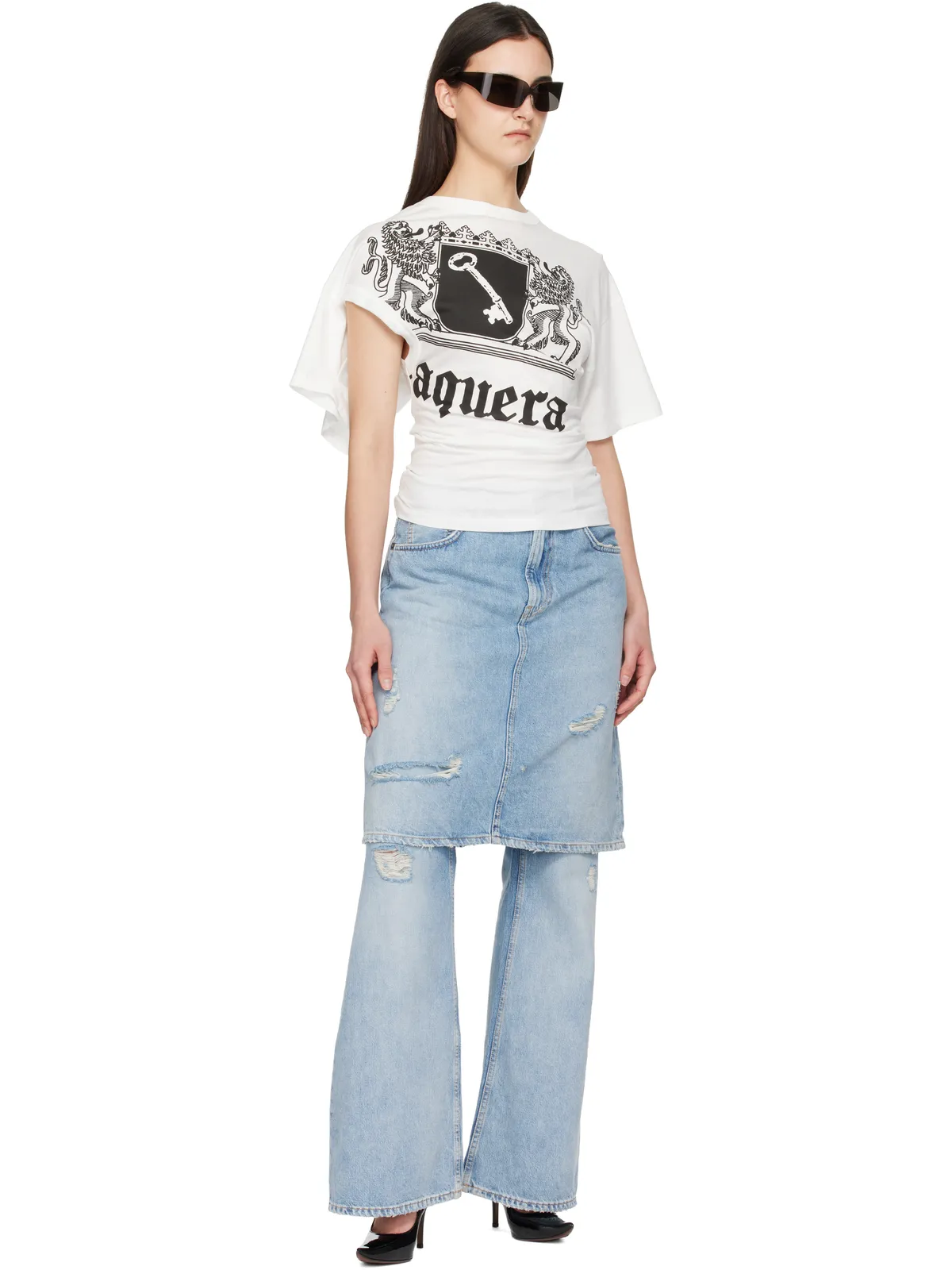 VAQUERA ツイスト Tシャツ - 画像4