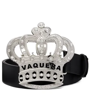 VAQUERA Swarovski Crystal Crown ベルト - サムネイル1