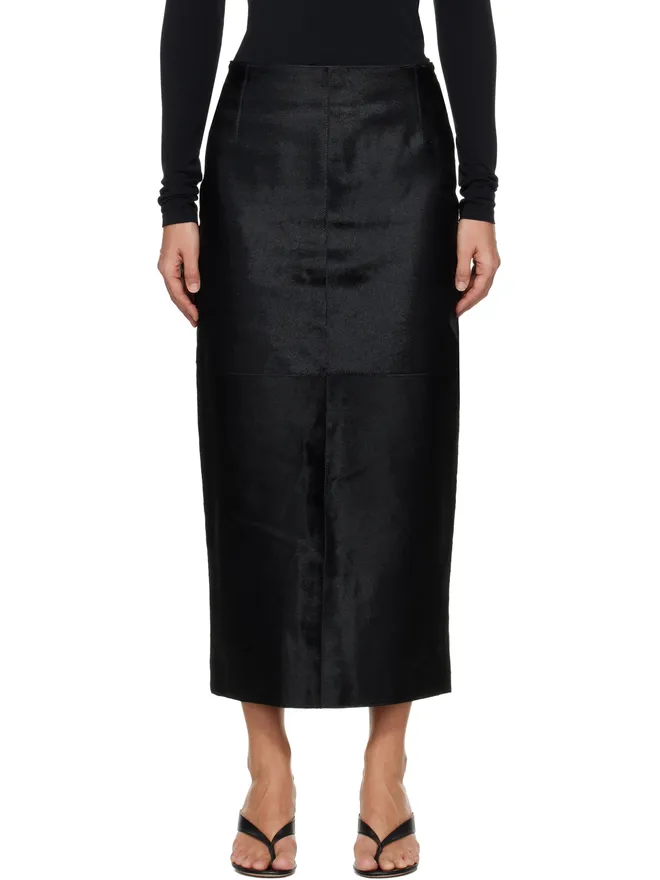 Nour Hammour Nour Hammour Elisse Long ポニーヘア ペンシルスカートの商品画像