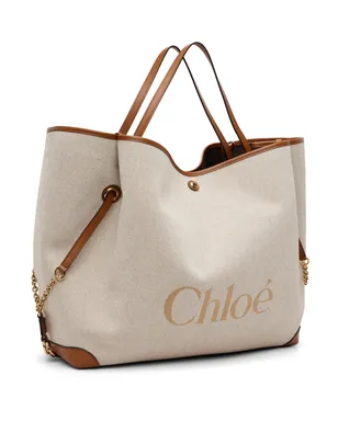 Chloe 'Chloé Clover' キャンバス＆カーフスキン トートバッグ - サムネイル2
