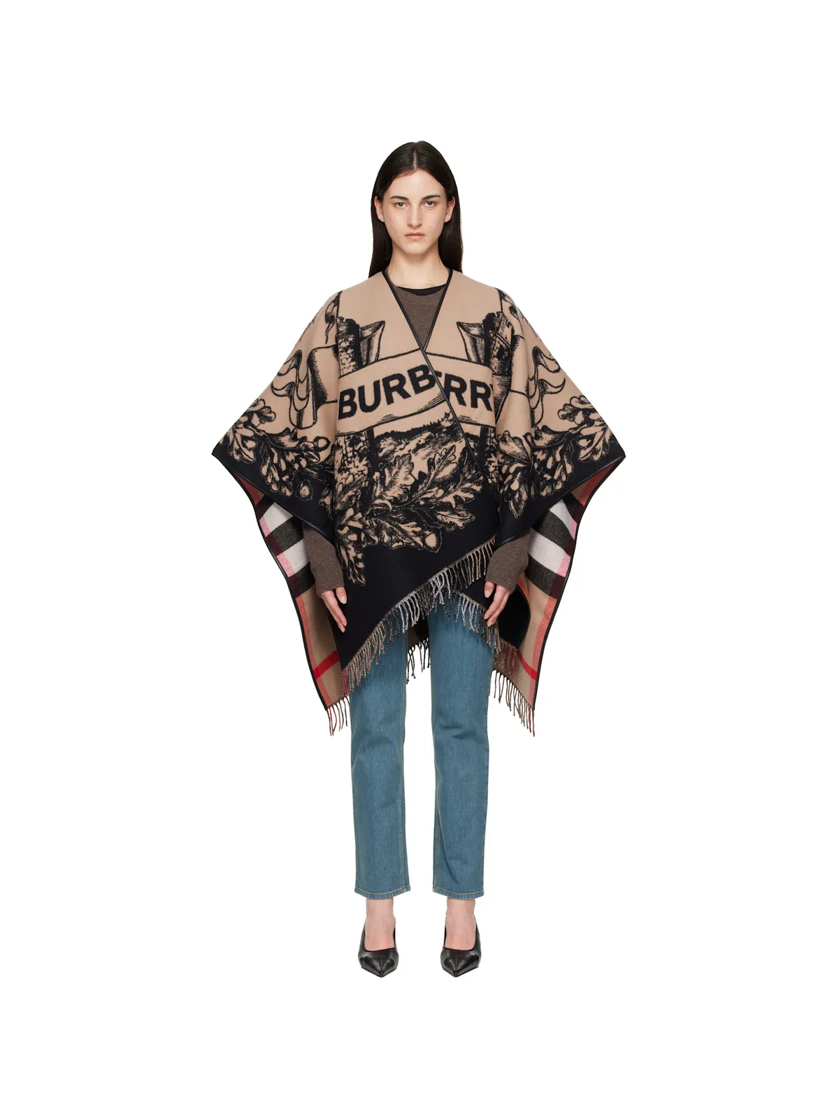 Burberry Gallant Knight ウール ケープ - 画像1