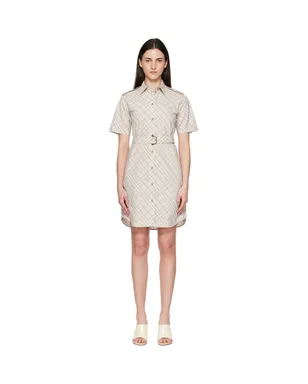 Burberry チェック ミニワンピース - サムネイル1