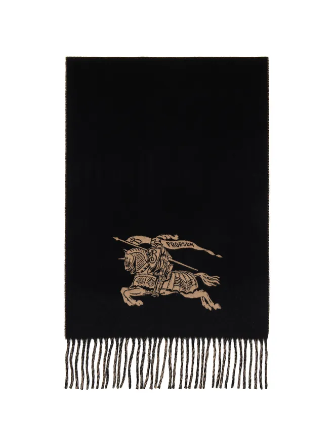 Burberry Burberry Knight カシミヤ リバーシブル マフラーの商品画像