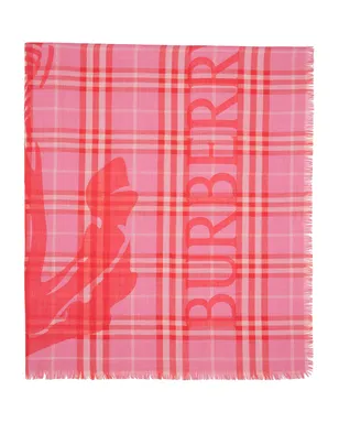 Burberry EKD チェック マフラー - サムネイル1