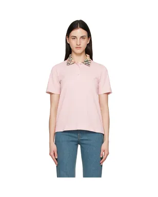 Burberry Check Collar ポロシャツ - サムネイル1