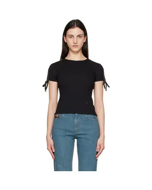 Burberry リブ Tシャツ - サムネイル1