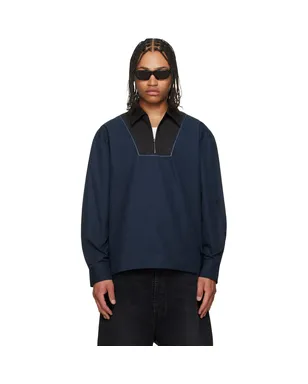 Marni Poplin Zip Bib シャツ - サムネイル1