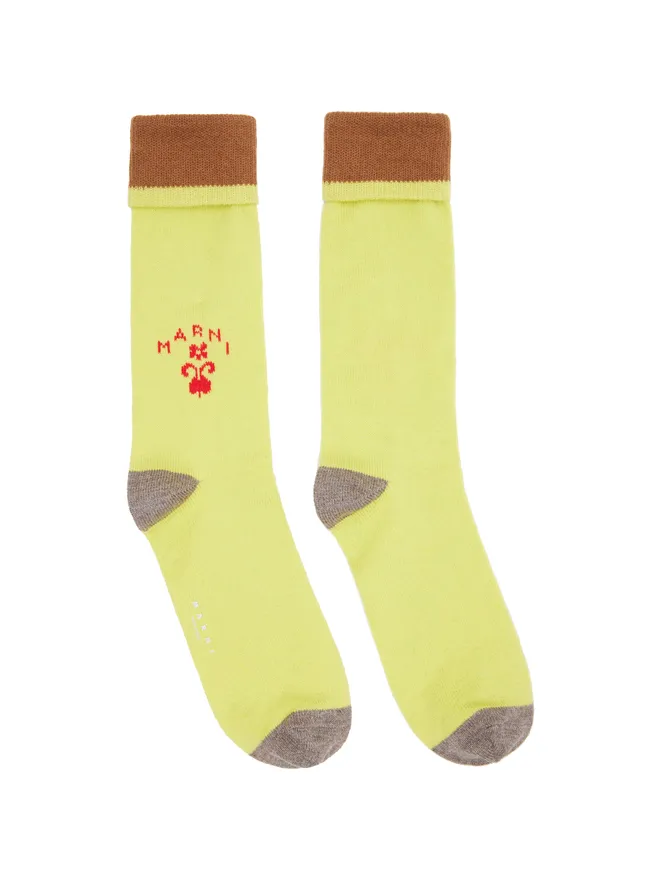 Marni Marni Wool Flower Logo ソックスの商品画像