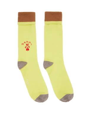 Marni Wool Flower Logo ソックス - サムネイル1