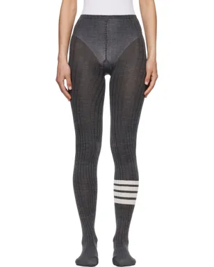 Thom Browne Opaque Rib 4-Bar タイツ - サムネイル1