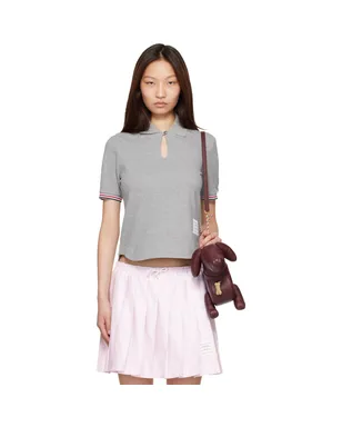 Thom Browne Pique Keyhole ポロシャツ - サムネイル1
