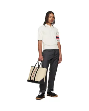Thom Browne ミディアム Tool RWB Stripe トートバッグ - サムネイル4