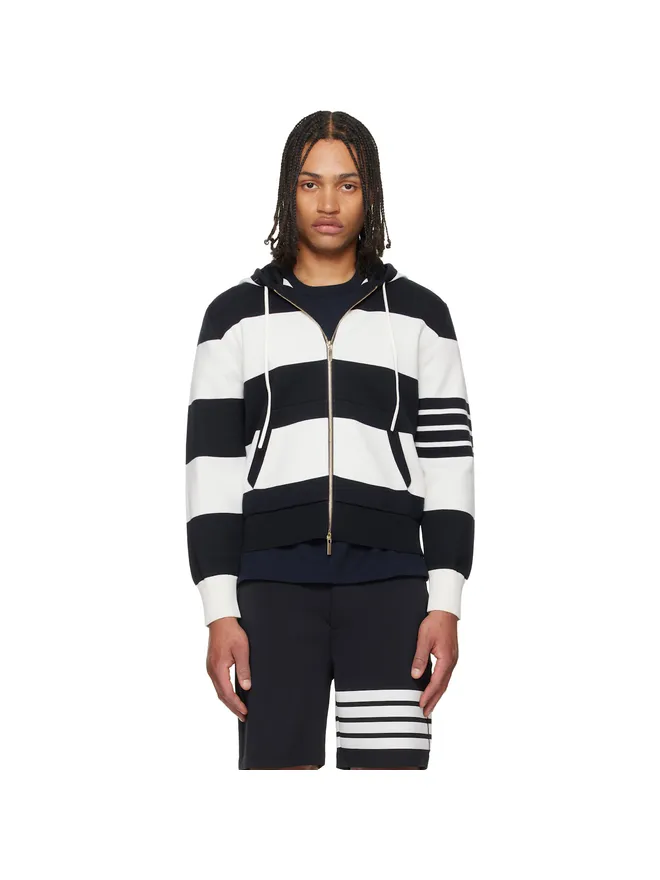 Thom Browne Thom Browne Hector 4-Bar ラグビー フーディの商品画像