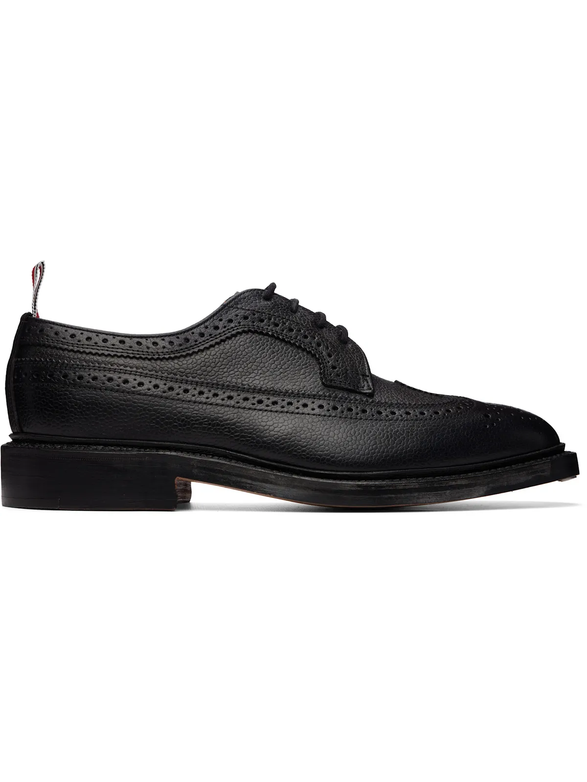 Thom Browne レザーソール ロングウィング ブローグ - 画像1