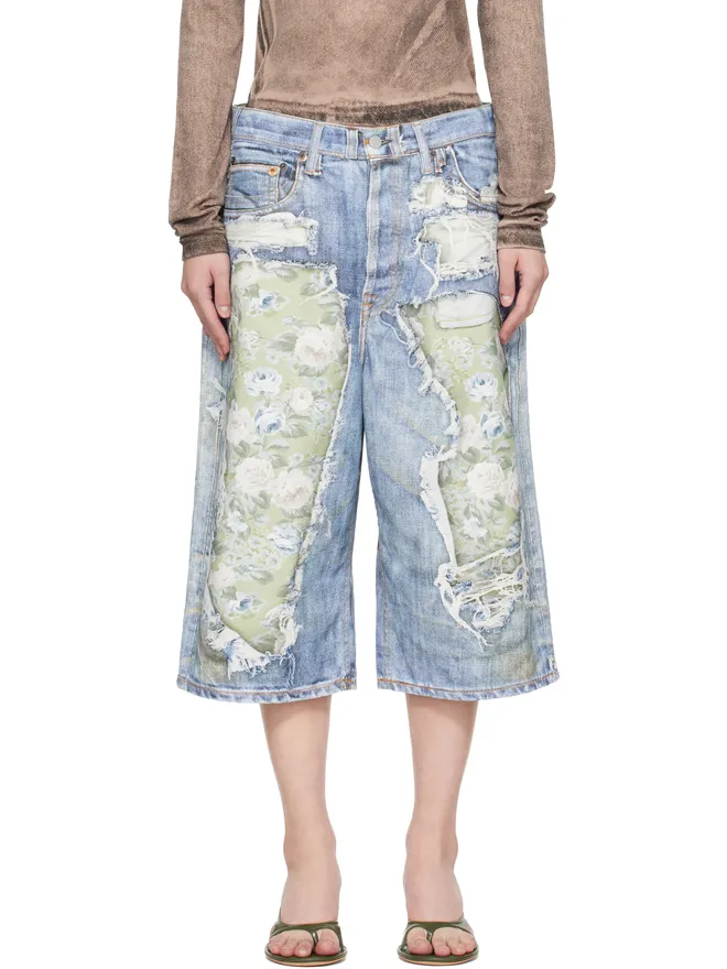 Acne Studios Acne Studios Trompe-l’Oeil デニムショートパンツの商品画像