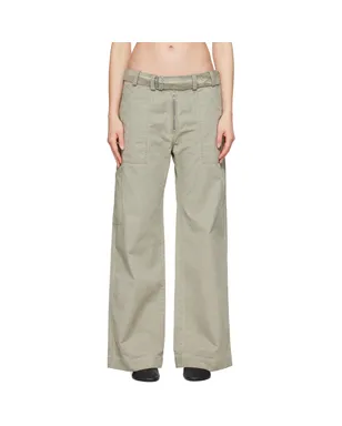 Acne Studios ツイル ベルト トラウザーズ - サムネイル1