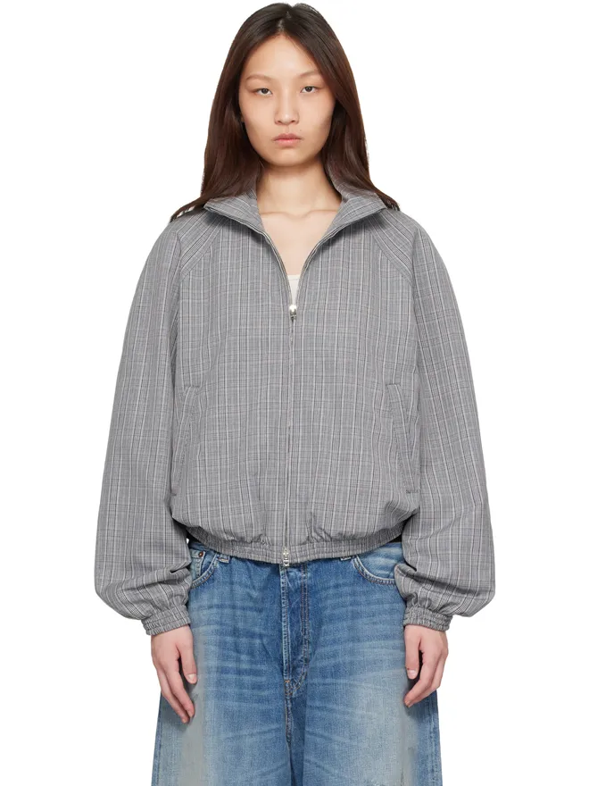 Acne Studios Acne Studios テクニカル チェック ジャケットの商品画像
