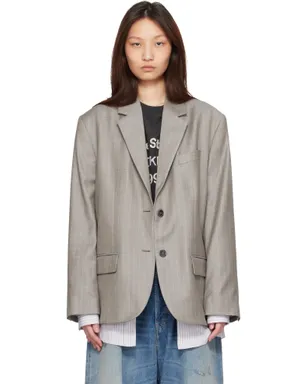 Acne Studios レイヤード スーツ テーラードジャケット - サムネイル1