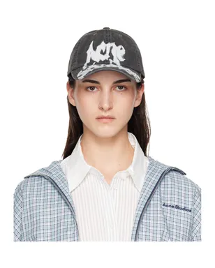 Acne Studios Gothic Logo キャップ - サムネイル1
