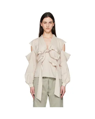 Acne Studios Cut-Out Bow ブラウス - サムネイル1