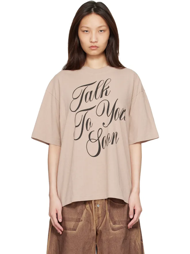 Acne Studios Acne Studios 'Talk To You Soon' Tシャツの商品画像