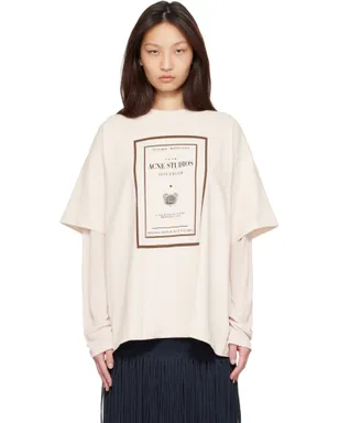 Acne Studios Layered グラフィックTシャツ - サムネイル1