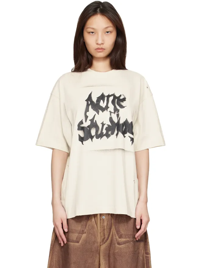 Acne Studios Acne Studios Gothic ロゴ Tシャツの商品画像