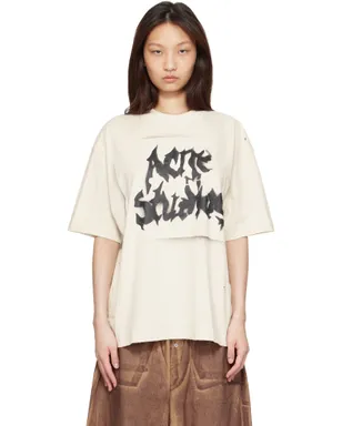 Acne Studios Gothic ロゴ Tシャツ - サムネイル1