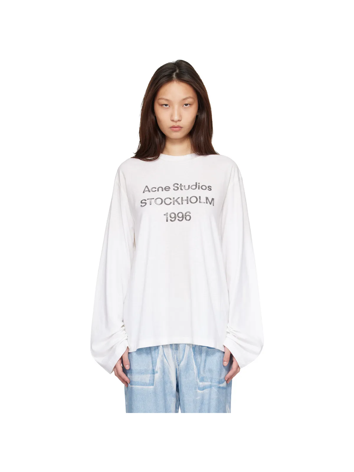 Acne Studios Sprayed 1996 ロゴ Tシャツ - 画像1