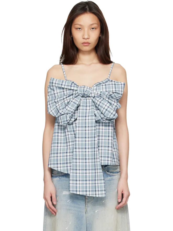 Acne Studios Acne Studios Bow チェック トップスの商品画像