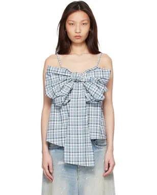 Acne Studios Bow チェック トップス - サムネイル1