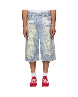 Acne Studios Trompe-l’Oeil デニムショートパンツ - サムネイル1