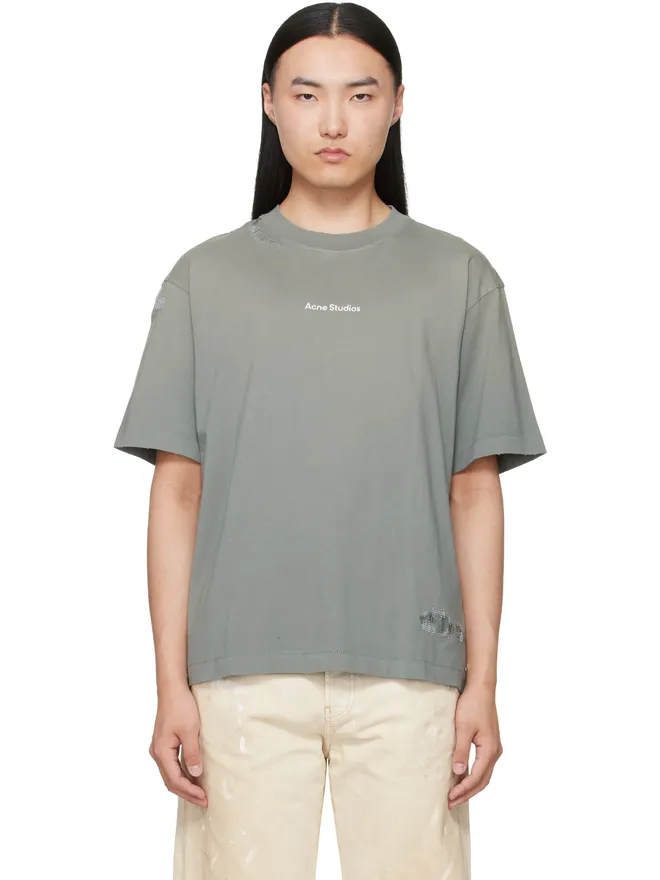 Acne Studios Acne Studios Mended ロゴ Tシャツの商品画像