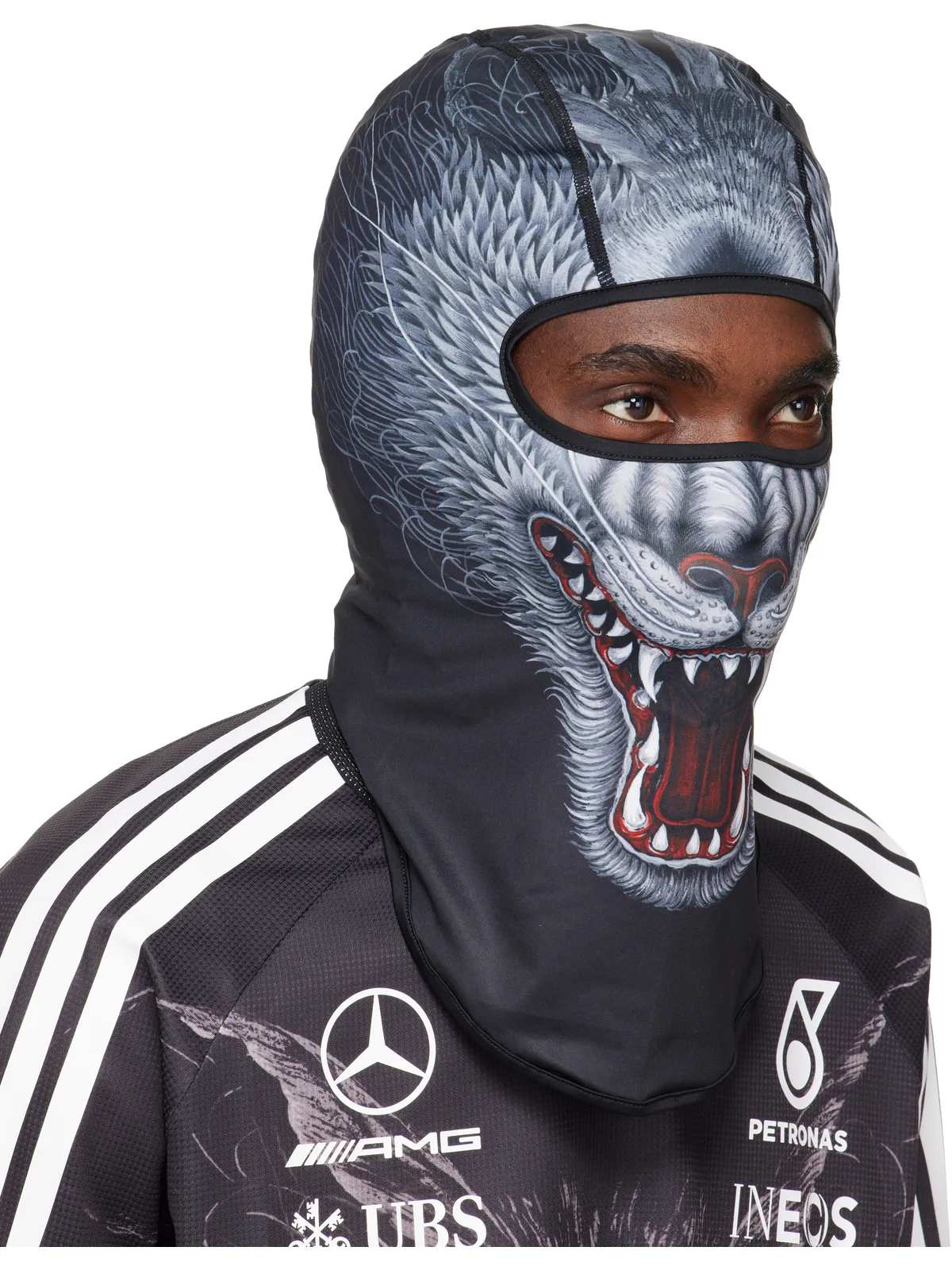 Y-3 Mercedes-AMG F1エディション Wolf バラクラバ - 画像2
