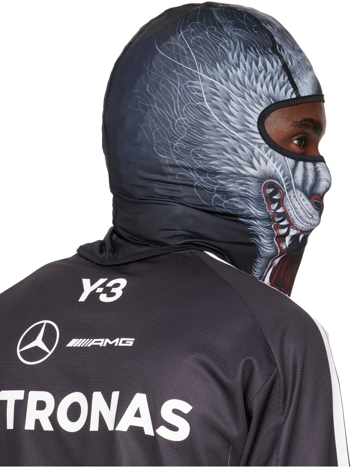Y-3 Mercedes-AMG F1エディション Wolf バラクラバ - 画像3