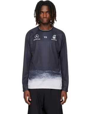 Y-3 Mercedes-AMG F1エディション Mechanics ジャージ Tシャツ - サムネイル1