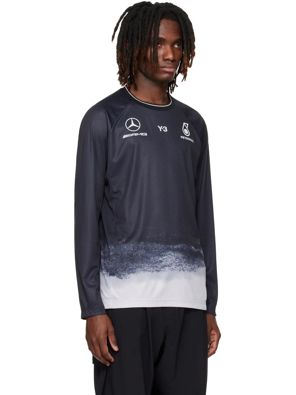 Y-3 Mercedes-AMG F1エディション Mechanics ジャージ Tシャツ - 画像2