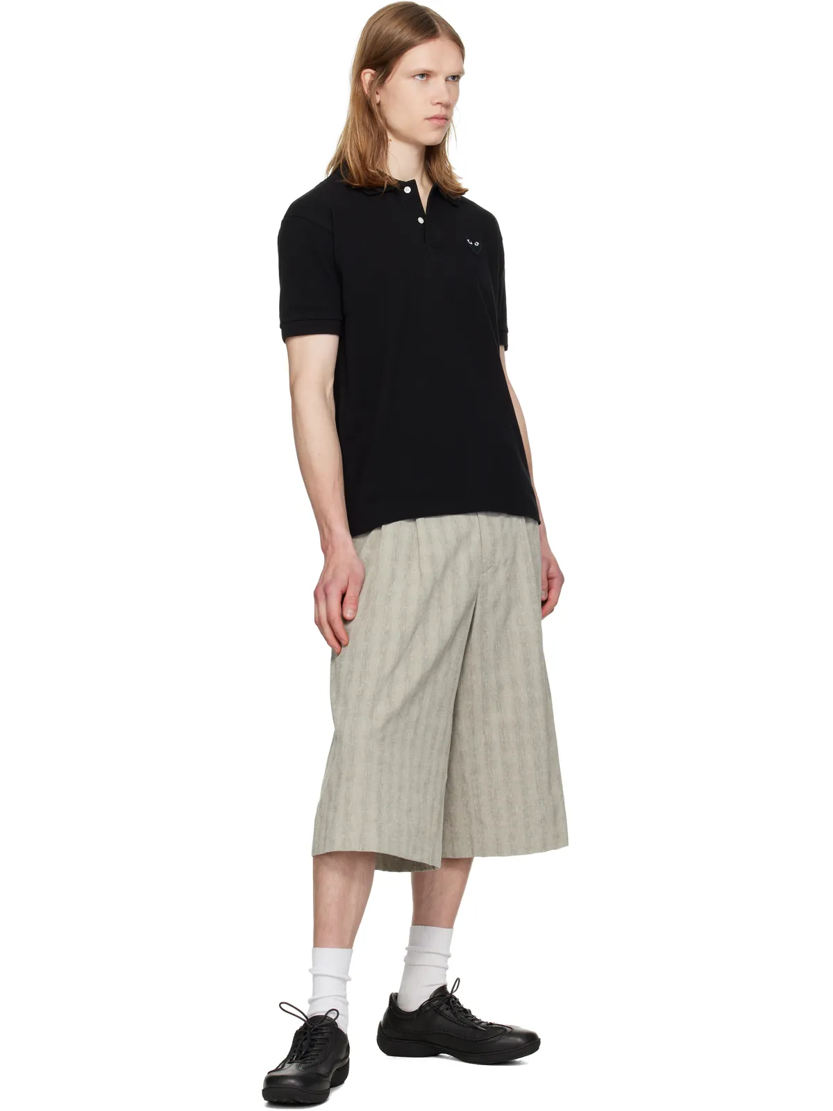 COMME des GARÇONS PLAY Heart Emblem ポロシャツ - 画像4